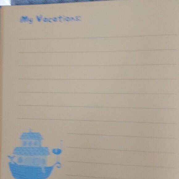 Noah's Ark Scrapbook Memory Memories Keepsake Album Baby Book Kids 11" x 11" - Picture 9 of 11